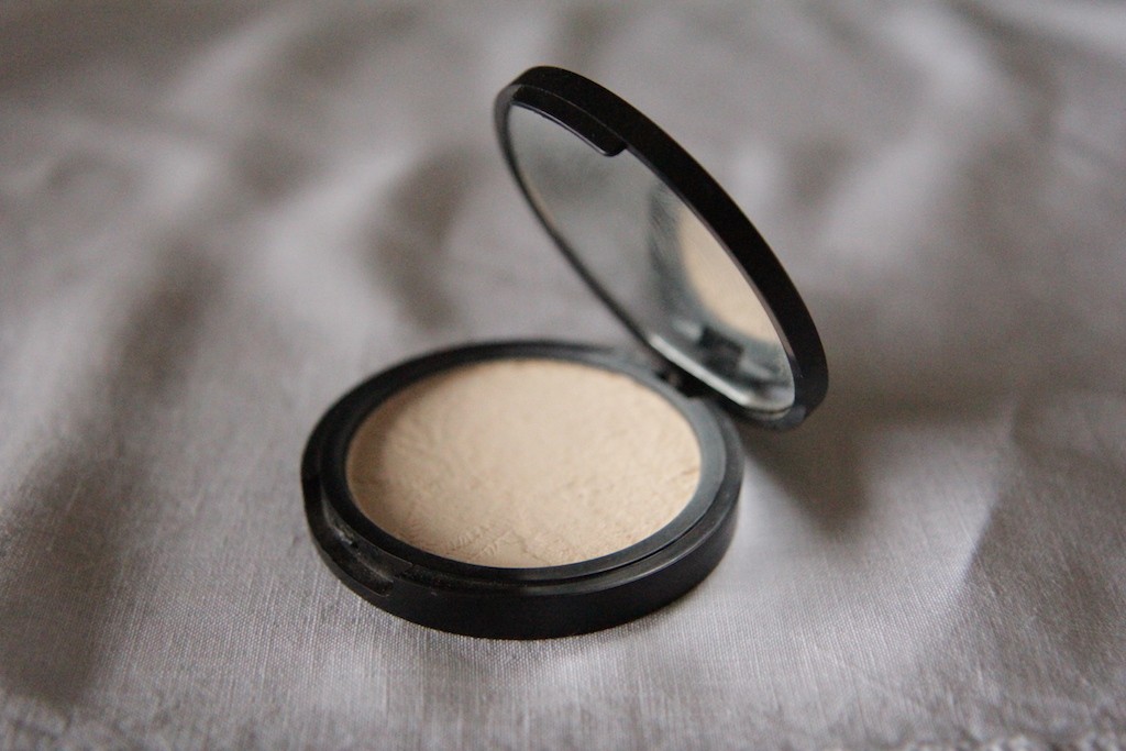 Pressed powder foundation from The All Natural Face (in warm beige)